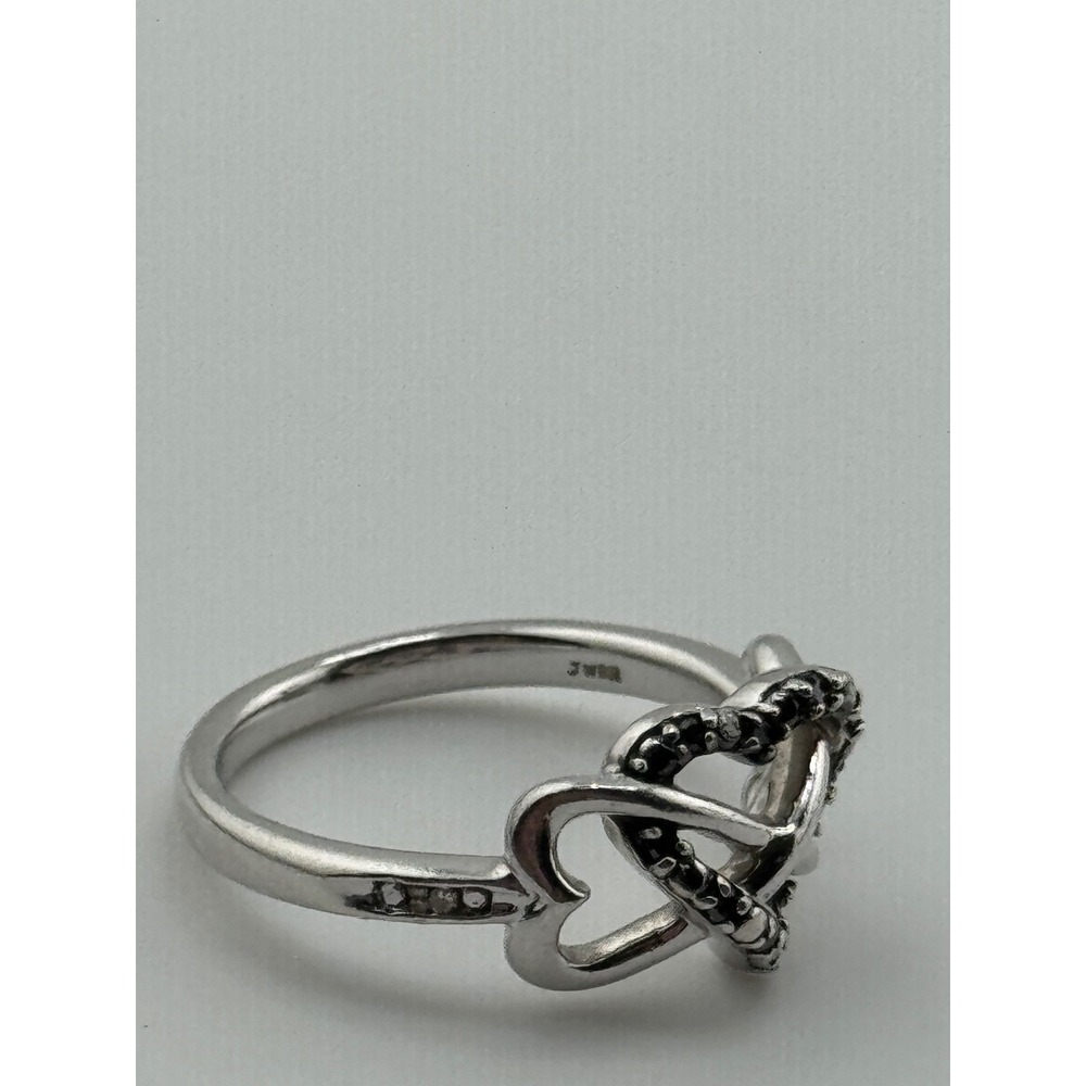 JWBR Sterling Silver Heart Infinity Ring‎ Size 7 - Picture 4 of 14